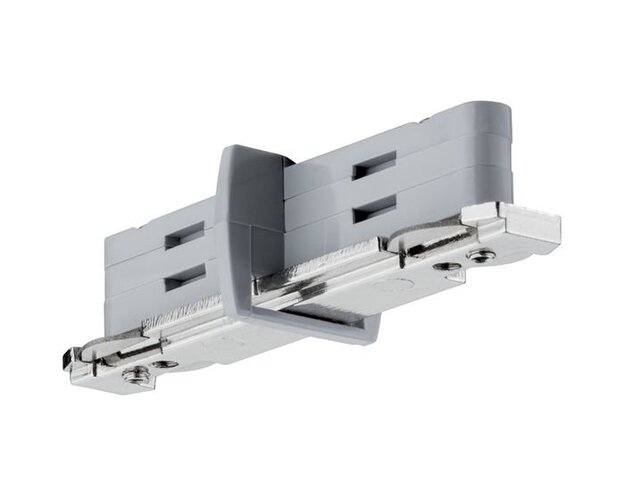 Lišty a příslušenství - P 95140 URail, spojka pevná - dělič proudu 230V, chrom matný - PAULMANN - foto 1