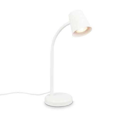 Stolní lampy pracovní - BRILO 7476016 Stolní lampa, 38,5 cm, 1x GU10, max. 9W, bílé - BRILO - foto 1
