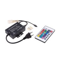 Sady ovladač + přijímač - LED ovladač NEON RGB 230V-IR24