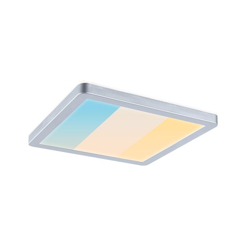 Hranatá - P 71265 LED Panel Atria Shine IP44 hranaté 190x190mm 8W 3000 - 6500K matný chrom - PAULMANN - foto 1