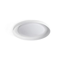 Kruhová - FARO 64097 DOLME stropní svítidlo, bílá - FARO