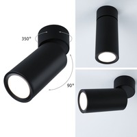 Kruhová - P 93089 LED stropní svítidlo 3-krokové-stmívatelné Turnal Coin 2700K 230V 6W stmívatelné černá mat - PAULMANN