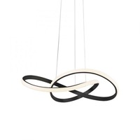 Dekorativní - LD 15402-18 MARIA LED závěsné svítidlo, černá, stmívatelné, nastavitelná výška, IP20 krokově stmívatelné 3000K - LEUCHTEN DIREKT / JUST LIGHT