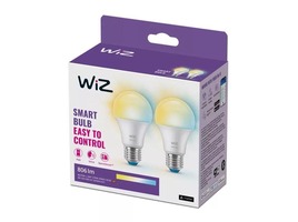 E27 - PH 8720169076921 WiZ SET 2x LED žárovka E27 A60 8W (60W) 806lm 2700-6500K CRI80 IP20, stmívatelná - PHILIPS
