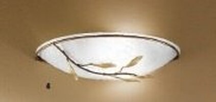 Dekorativní - OR WA 2-943/1 Nástěnné svítidlo 1xE14 antik, dekor list, šířka 30cm - ORION