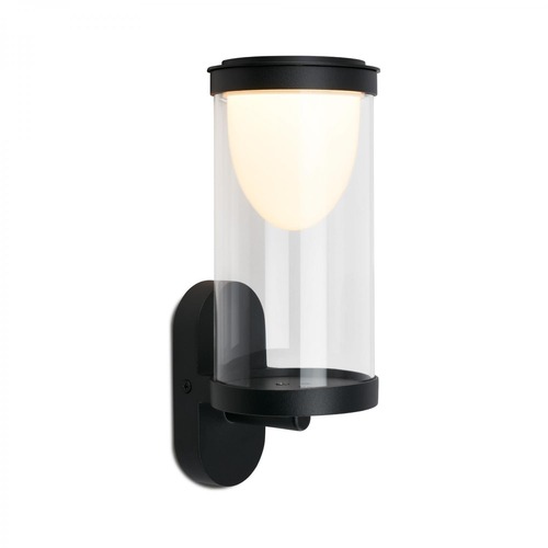 Nástěnná - BRI 3930015 LED nabíjecí nástěnné svítidlo, venkovní, dotykový vypínač, vyměnitelné baterie, vč. USB-C kabelu, stmívatelné, IP44, černé - BRILONER - foto 1