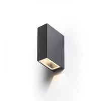 Nástěnná - RED R12555 UKKO nástěnná černá 230V LED 2x3W 55° IP54 3000K - RED - DESIGN RENDL