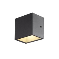 Nástěnná - LA 1002032 SITRA CUBE WL LED venkovní nástěnné a stropní nástavbové svítidlo, antracit, IP44, 3000K, 10W - BIG WHITE (SLV)