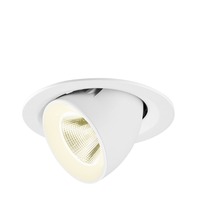 Kruhová - LA 1009587 NUMINOS® GIMBLE M Stropní vestavné svítidlo, 4000 K, 20°, bílá - BIG WHITE (SLV)