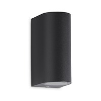 Nástěnná - TF 308005TF TELEFUNKEN venkovní nástěnné svítidlo 15,1 cm 2xGU10 5W 400lm antracit - BRILONER