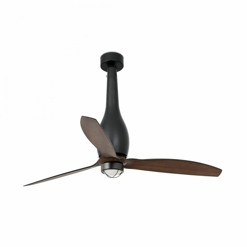 Ventilátory - FARO 32004-10 ETERFAN M LED, černá/dřevo, stropní ventilátor s DC motorem - FARO - foto 1