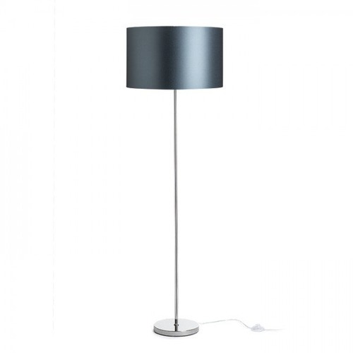 Stojací lampy - RED R14083 NYC/RON 40/25 stojanová Monaco petrolejová/stříbrné PVC/chrom 230V E27 11W - RED - DESIGN RENDL - foto 1