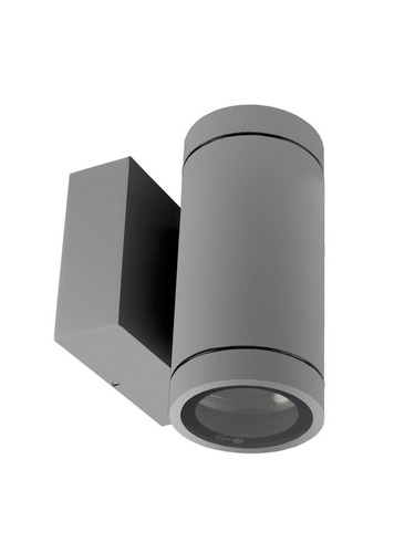 Nástěnná - IMPR 731214 Deko-Light nástěnné přisazené svítidlo - ShoreLine Pro kulaté Up+Down, 2x max. 7,5 W GU10, světlešedá - foto 1