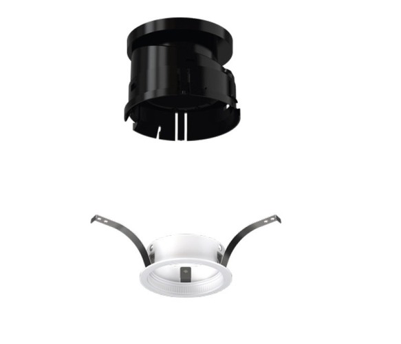 Kruhová - BPM 410002.01.RF.WH-WH Montážní rámeček ke svítidlu SASSY kulatý bílý - BPM - foto 1