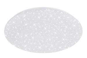 Kruhová - BRILO 3328-016 LED stropní svítidlo hvězdné nebe, CCT, noční světlo, dálkový ovladač, stmívatelné - BRILO