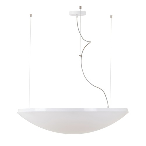 Kruhová - OS TIT66854 TITAN L5 závěsné plastové svítidlo bílá IP40 4000 K 150W LED - OSMONT - foto 1