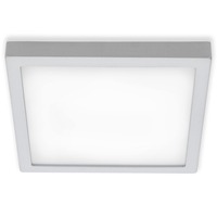 Hranatá - BRI 7142-414 LED stropní svítidlo, 30 cm, 21 W, matný chrom - BRILONER
