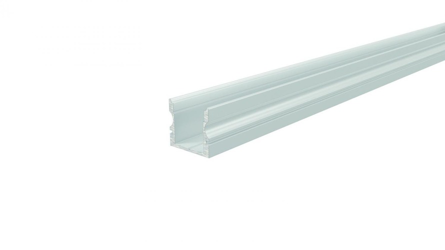 Al profily k přisazení - IMPR 970125 AU-02-10 vysoký U-profil pro 10 - 11,3 mm LED pásek matná bílá - LIGHT IMPRESSIONS - foto 1