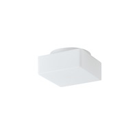 Hranatá - OS LIN41262 LINA 1 stropní/nástěnné skleněné svítidlo bílá IP43 25W E27 - OSMONT