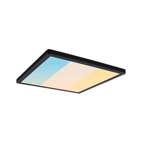 Hranatá - P 71256 LED Panel Atria Shine IP44 hranaté mm 15,7W 3000 - 6500K černá - PAULMANN - foto 1