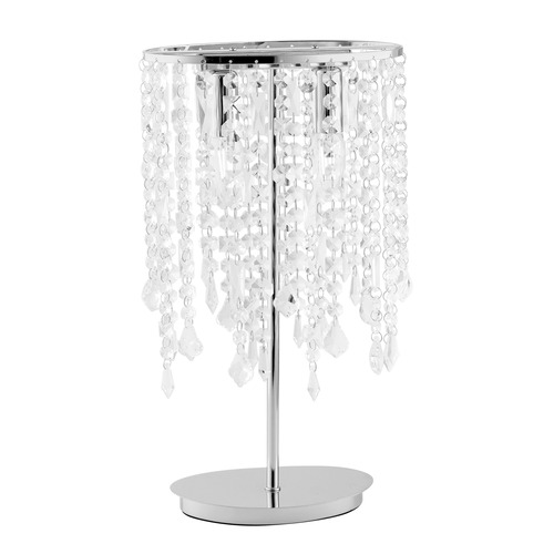 Stolní lampy dekorační - FAN I-BREEZE/L2 Stolní lampa Lumetto Breeze, chrom, 2xE14, 25,5 x 25,5 x 44,5 cm - FANEUROPE - foto 1
