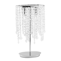 Stolní lampy dekorační - FAN I-BREEZE/L2 Stolní lampa Lumetto Breeze, chrom, 2xE14, 25,5 x 25,5 x 44,5 cm - FANEUROPE