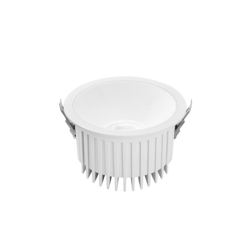 Kruhová - FAN INC-QUANTUM-R40DA-BCO Zápustné svítidlo Quantum R40DA, bílé, 40 W, 3000–4000 K, pr. 185 x 109 mm - FANEUROPE - foto 1