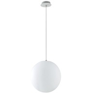 Závěsná - FAN I-GECO-SFERA-S30 Závěsné venkovní svítidlo Geco, bílá, 1 x E27, IP65, výška 150 cm - FANEUROPE