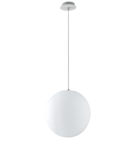 Závěsná - FAN I-GECO-SFERA-S30 Závěsné venkovní svítidlo Geco, bílá, 1 x E27, IP65, výška 150 cm - FANEUROPE - foto 1