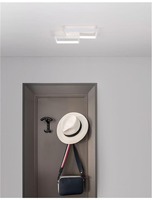 Hranatá - NV 9364038 Stropní svítidlo PORTO bílá ocel hliník a akryl LED 19W 230V 3000K IP20 - NOVA LUCE