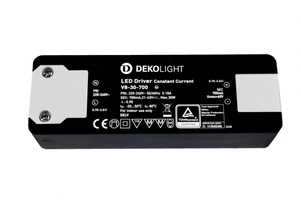 Stabilizovaný proud - IMPR 862198 Deko-Light LED-napájení BASIC, CC, V8-30-700mA/30W konstantní proud 700 mA IP20 40-80V DC 14,70-30,00 W - LIGHT IMPRESSIONS