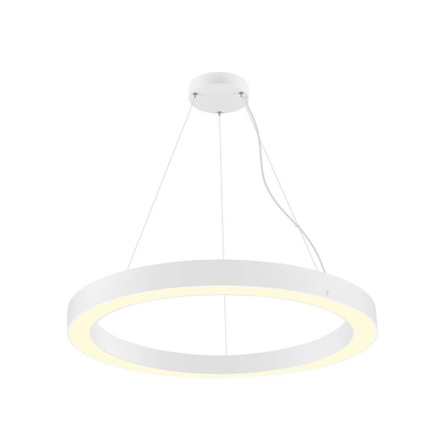 Kruhová - LA 1008594 MEDO® RING 90 závěsné svítidlo, délka závěsu 300cm, 3000/4000K, 110°, DALI, dotykové, bílé. - BIG WHITE (SLV) - foto 1