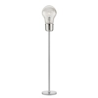 Stojací lampy - FAN I-LAMPD/PIANT Stojací lampa Piantana Žárovka, chromová, 1 x E27, 30 x 165 cm - FANEUROPE