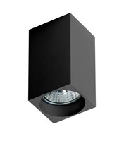 Downlight - AZZ AZ1382 Stropní bodové přisazené svítidlo Azzardo Mini Square black AZ1382 GU10 1x50W IP20 5,6cm hranaté černé - AZZARDO