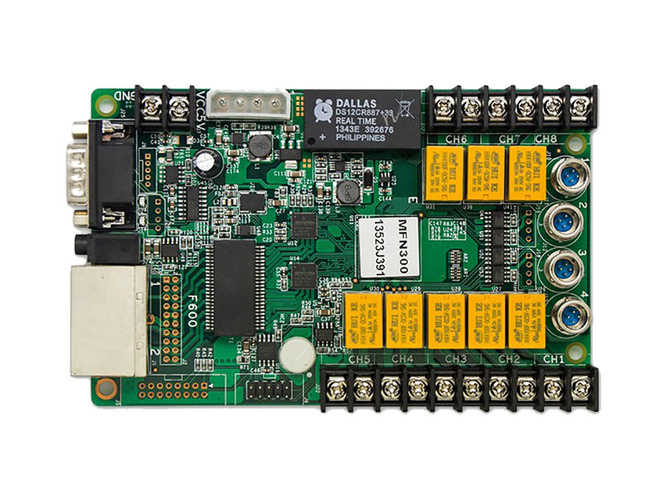 Karty, wi-fi přehrávače a ovladače - Multifunkčná karta MFN300 pre LED displej - foto 1