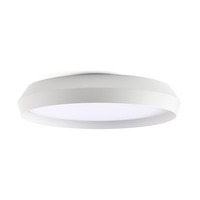 Kruhová - FARO 64281 SHOKU 600 nástěnné a stropní svítidlo, bílá - FARO