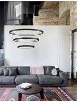 Kruhová - NV 9173108 Závěsné svítidlo EMPATIA černý hliník a akryl LED 108W 230V 3000K IP20 stmívatelné - NOVA LUCE