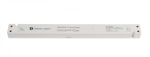 Stabilizované napětí - IMPR 862173 Deko-Light napájení LONG-FLAT CV LT-150-24 konstantní napětí 0-6250 mA IP20 24V DC 150W