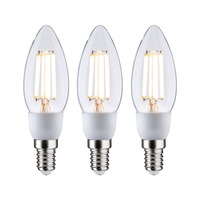 E14 - P 29133 Eco-Line Filament 230V LED svíčka E14 3x2,5W 3000K čirá - PAULMANN