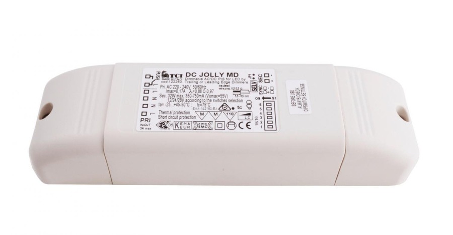 Stabilizované napětí - IMPR 561201 LED Trafo elektronické stmívatelné 12/24/28Volt 32 W - LIGHT IMPRESSIONS - foto 1