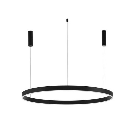 Kruhová - NV 9530201 Závěsné svítidlo MOTIF 3000K stmívatelné Triac černé LED 72W 5250lm 120cm - NOVA LUCE - foto 1