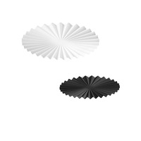 Dekorativní - FAN LED-ANADARA-AP-NER Nástěnné svítidlo, LED, ANADARA, černá, 50 x 10 cm - FANEUROPE