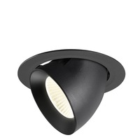 Kruhová - LA 1009903 NUMINOS® GIMBLE XL Stropní vestavné svítidlo, 4000 K, 40°, černá - BIG WHITE (SLV)