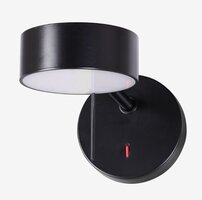 Bodová - LU O.150.K1.61 Nástěnné svítidlo OMNIA LED 1x 9,6W 3000K 810lm IP20 černá - LUCIS