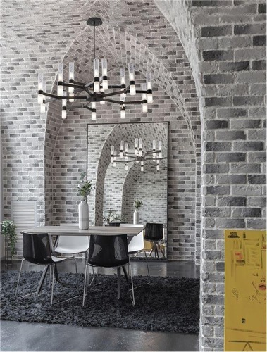 Dekorativní - NV 9006053 Závěsné svítidlo CENTURY matná černá a čiré a matné sklo (2m ocelové lanko) 12xG9 - NOVA LUCE - foto 1