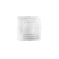 Hranatá - FAN I-CONCEPT/PL30 Stropní svítidlo Concept, bílé, 2 x E27, 30 x 9,7 x 30 cm - FANEUROPE