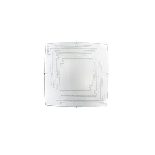 Hranatá - FAN I-CONCEPT/PL30 Stropní svítidlo Concept, bílé, 2 x E27, 30 x 9,7 x 30 cm - FANEUROPE - foto 1