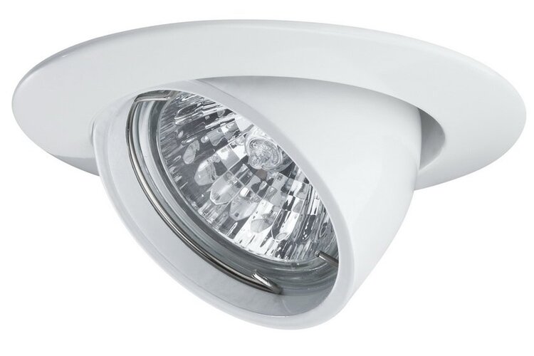 Koupelnová - P 98773 Zápustné svítidlo Premium výklopné max.50W 12V GU5,3 51mm bílá/h - PAULMANN - foto 1