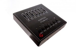 Ovladače a stmívače pro jednobarevné LED pásky - IMPR 861203 Kontroler DMX nástěnný regulátor X-Fade-6 II 230V černá - LIGHT IMPRESSIONS