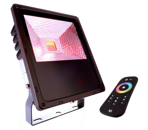 Reflektory - IMPR 732076 Deko-Light podlahové a nástěnné a stropní svítidlo Flood RF II -60 RGB 100-240V 62W 2100 lm 200 mm antracit - foto 1